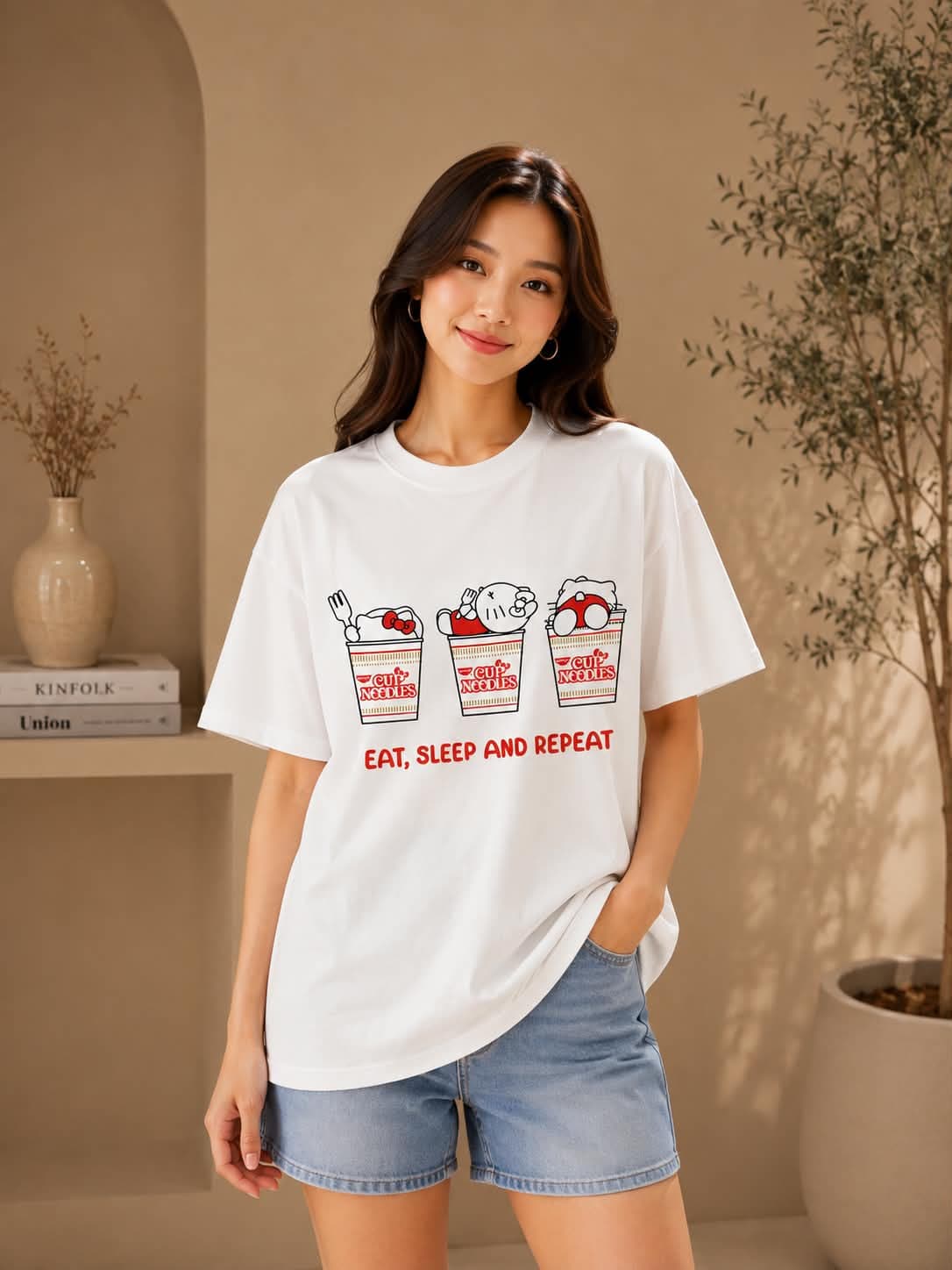 BESIDE YOU T-SHIRT FREESIZED ( Cup Noodles )